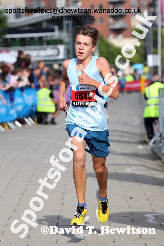 Boys BUPA Junior Great North Run. Photo: David T. Hewitson/Sports for All Pics